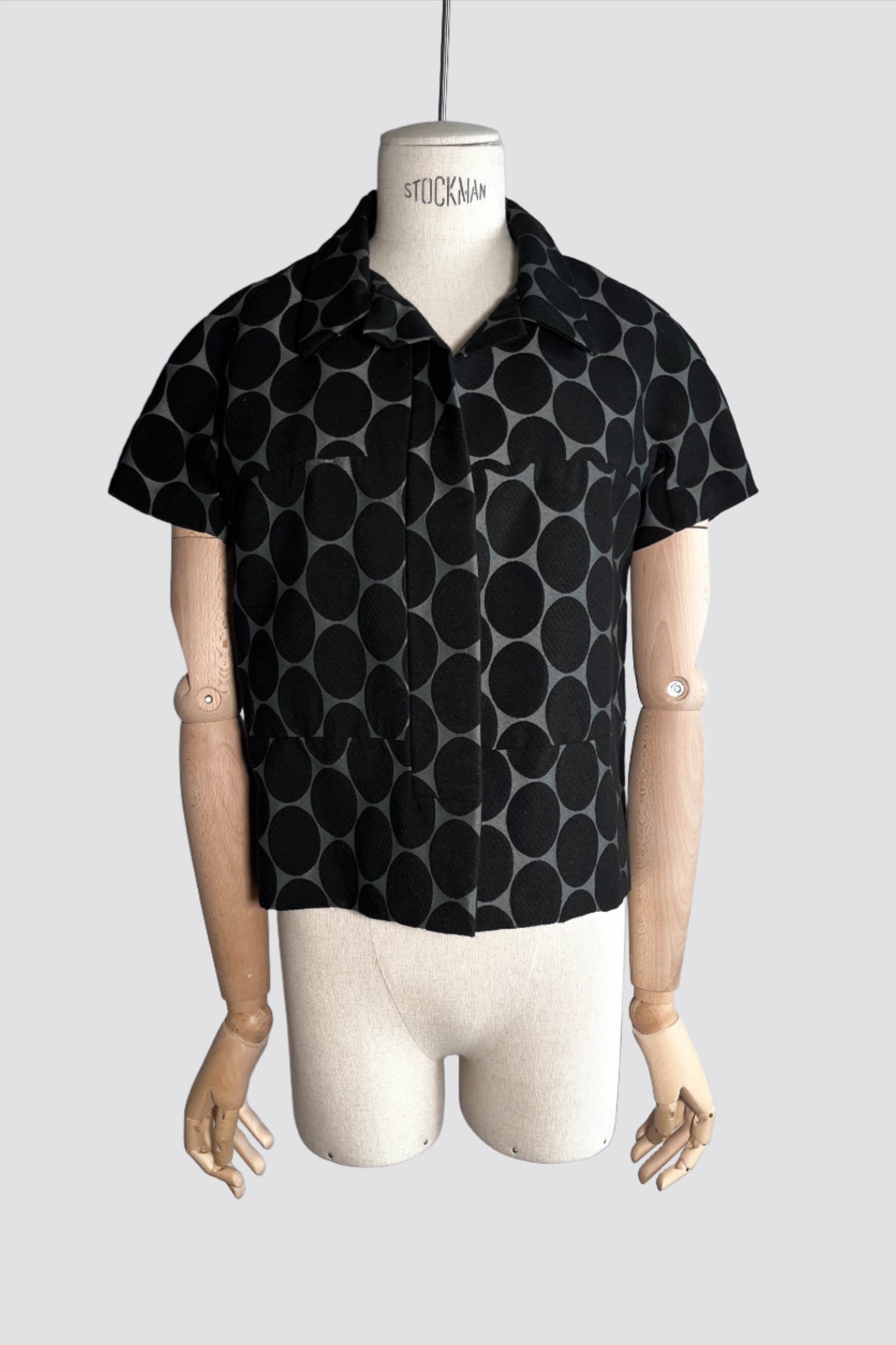 【I AM MARI】Modified Short Sleeve Collar Short Jacket 925647_1200x1200.jpg?v=1708583566