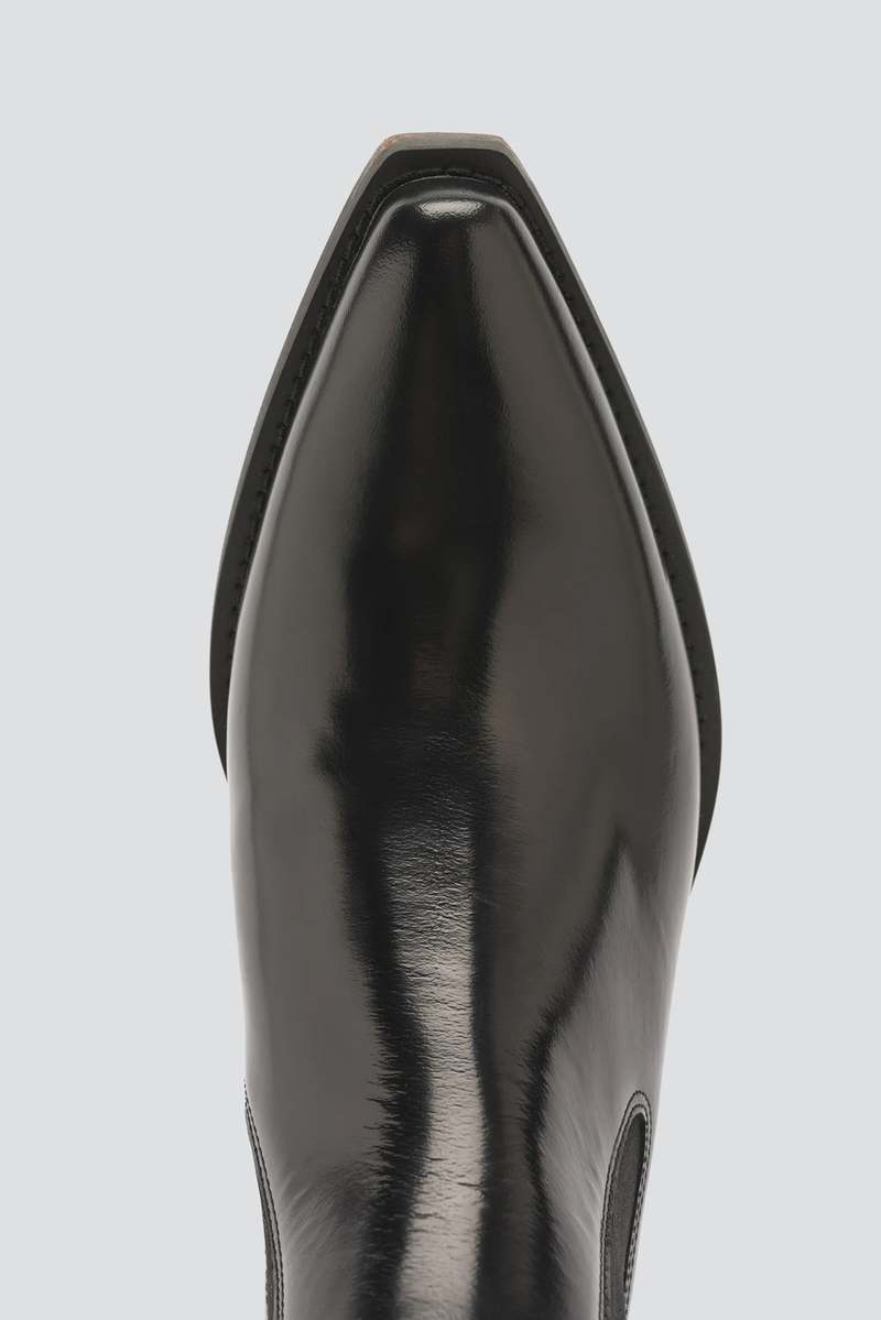 Our Legacy Leather Cyphre Boot - black | Garmentory