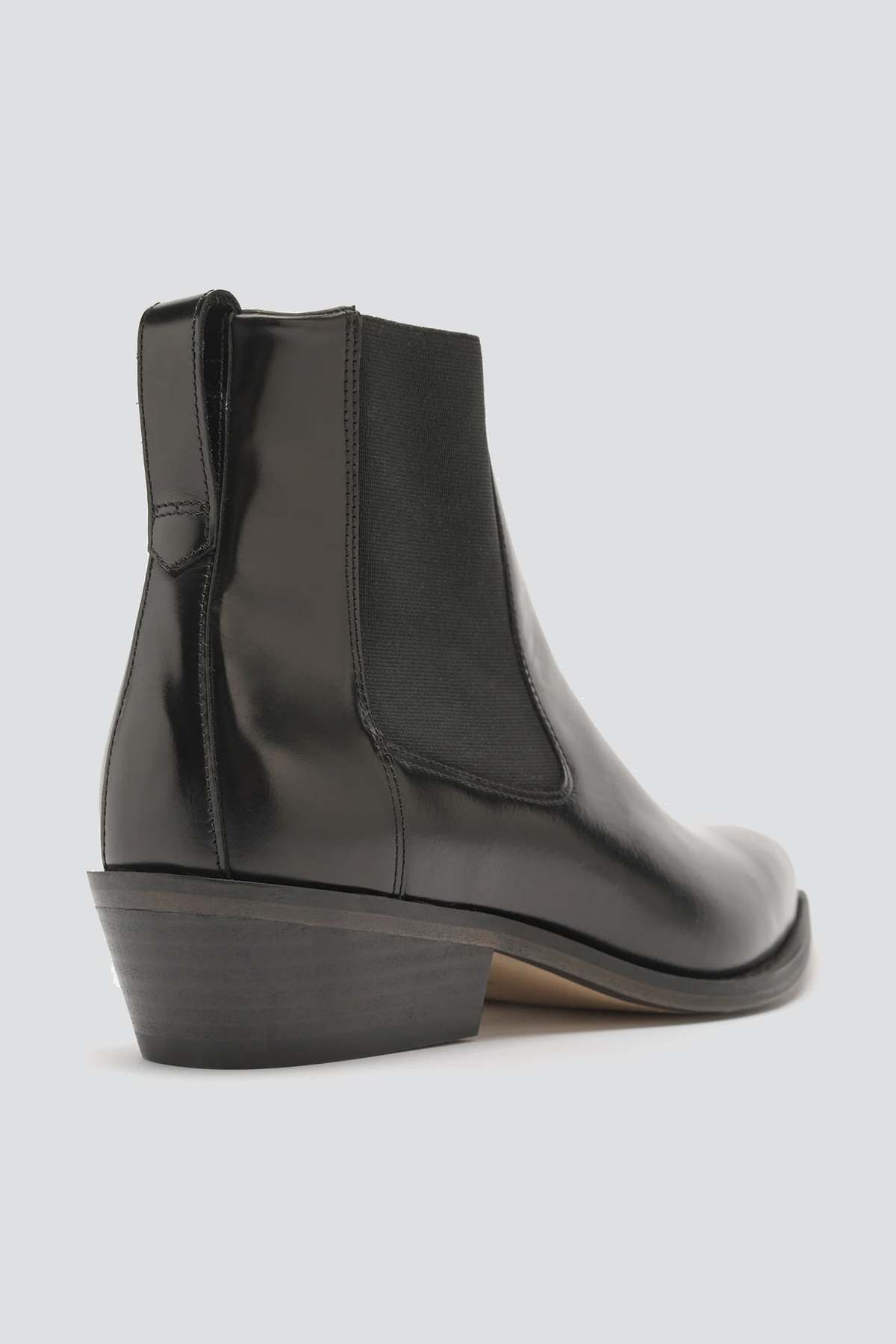 Our Legacy Leather Cyphre Boot - black | Garmentory