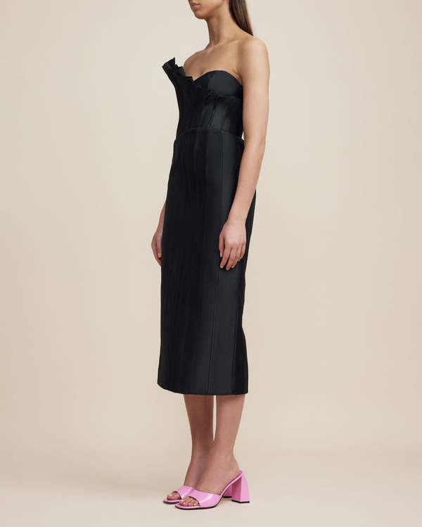 acler black dress KADENCE MIDI DRESS main image 0