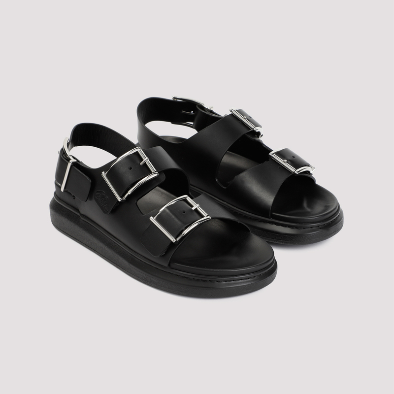 【関税&送料込】Alexander Mcqueen Hybrid Double Buckle Sanda Alexander McQueen Hybrid Double Buckle Sandal Khaki Men's
