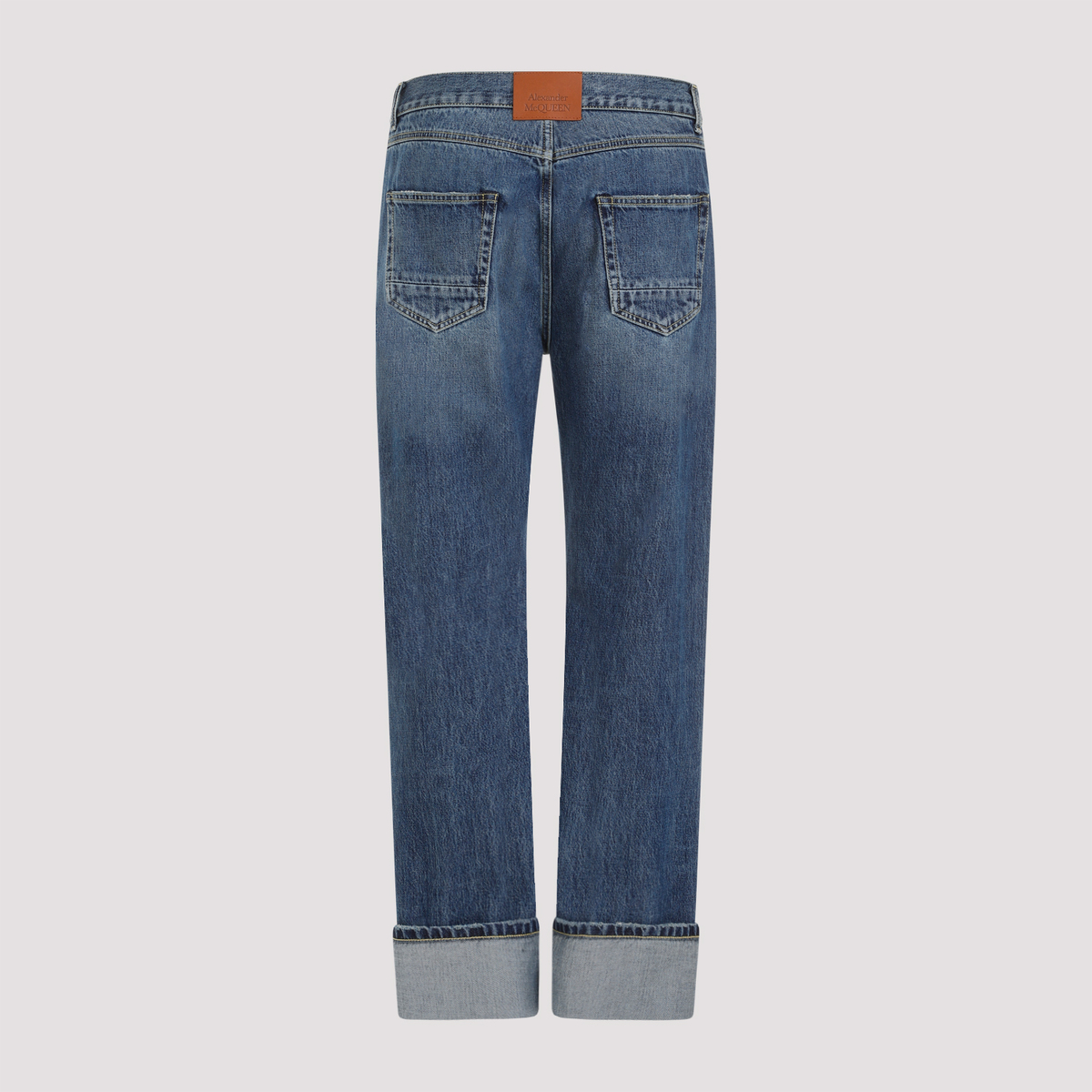 アレキサンダーマックイーン Alexander McQueen Turn Up Jeans 21028953_51201117_1000.jpg