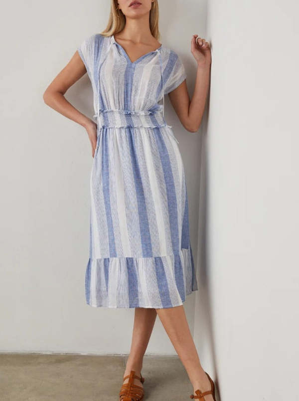 sachin and babi light blue dress 10 Holiday Party Outfit Ideas