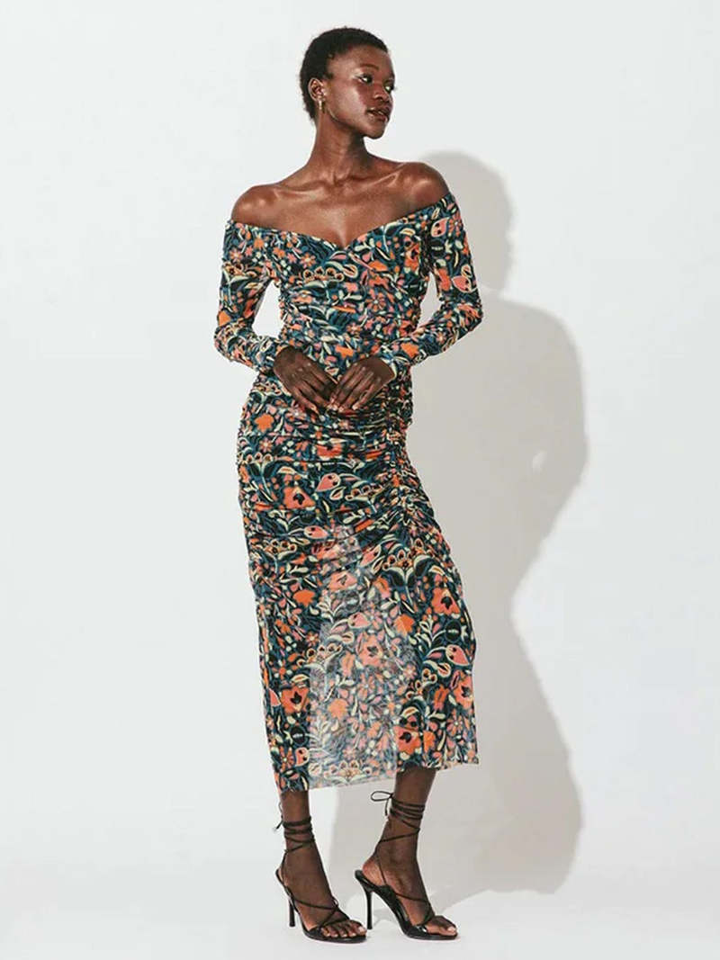 Cleobella Macey Mesh Midi Dress - Tallulah | Garmentory