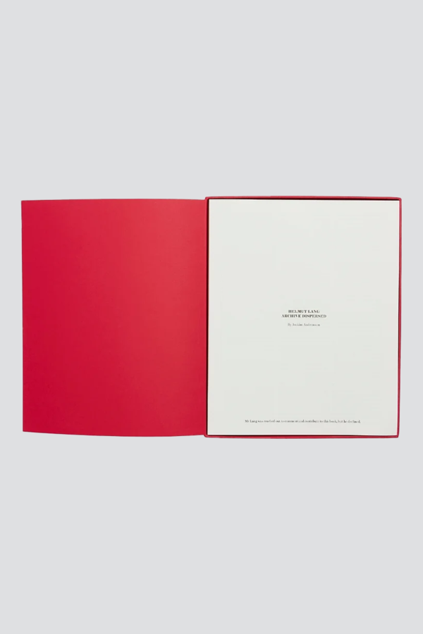 Print Helmut Lang Archive Dispersed book | Garmentory