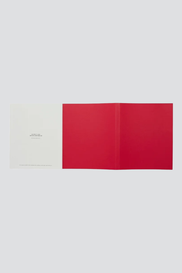 Print Helmut Lang Archive Dispersed book | Garmentory