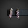 Erica Bailey Stud Earrings - Amethyst - Thumbnail 1