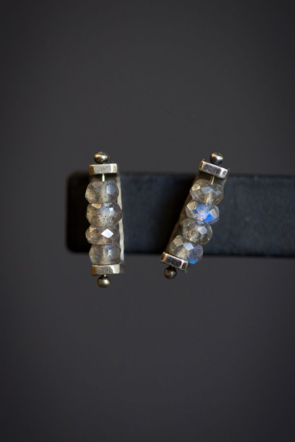 Erica Bailey Labradorite Stud Earrings