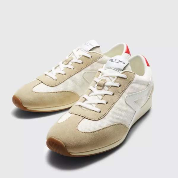 Rag Bone Retro Runner Slim Cream on Garmentory