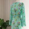 BERNADETTE Jane L/S Dress - Floral Turquoise - Thumbnail 3