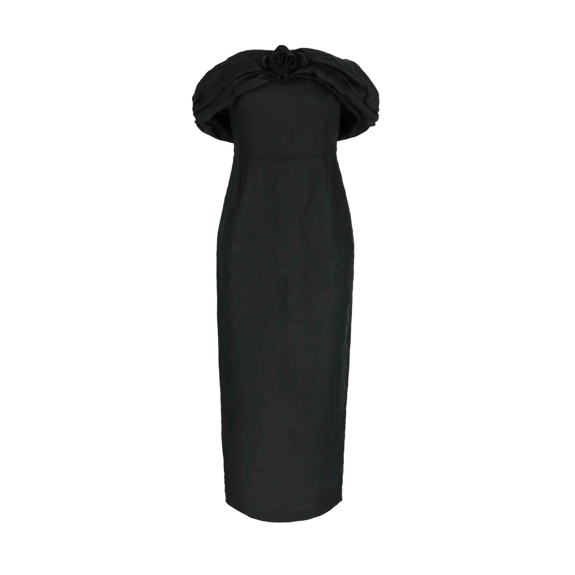 Bernadette Serena Linen Dress Black Bernadette Serena Linen Dress Black