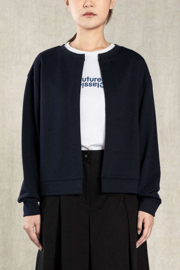 Future Classics Split Cardigan - Navy Blazer
