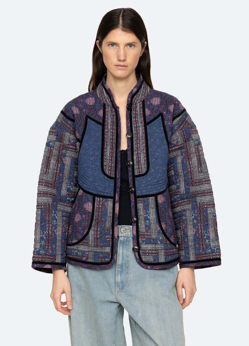 Sea NY Valeria L/S Jacket - Multi | Garmentory Sea NY Valeria L/S Jacket - Multi | Garmentory