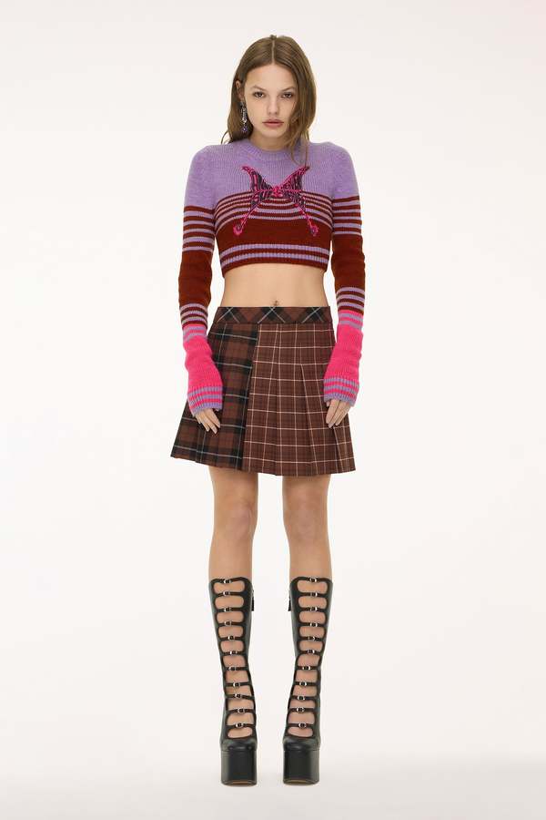 Anna Sui x Heaven by Marc Jacobs Butterfly Sweater - Pink/Purple