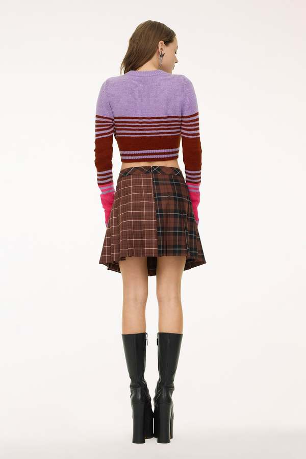 Heaven x ANNA SUI パープルトップス Anna Sui x Heaven by Marc Jacobs Mesh Ties Top - Lilac | Garmentory