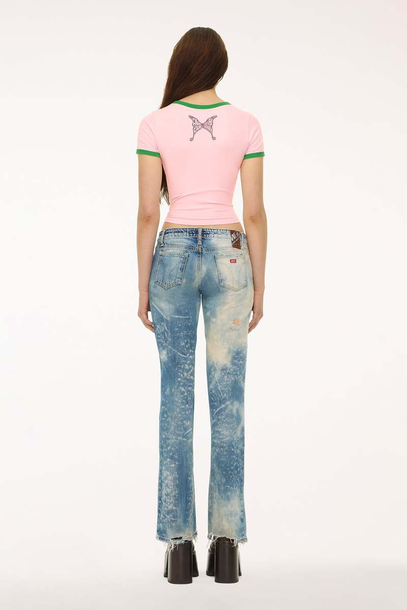 heaven by marc jacobs anna suiメッシュタイトップス heaven by marc jacobsアナ スイ メッシュ タイ トップ