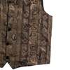 ATTITUDES (Italy) Damask Weave Viscose Blend Paisley Vest Tourmaline - Thumbnail 5