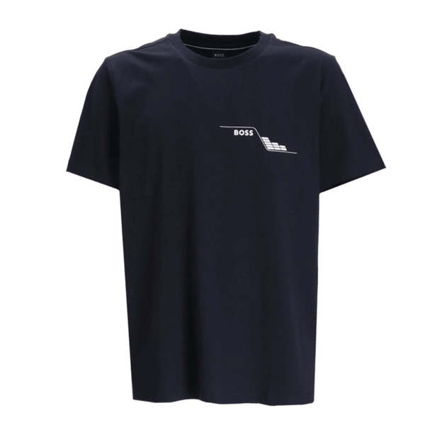 BOSS - Lot De 3 Tee Shirts Manches Longues 50492321 Noir Bleu Marine Vert Kaki 439917