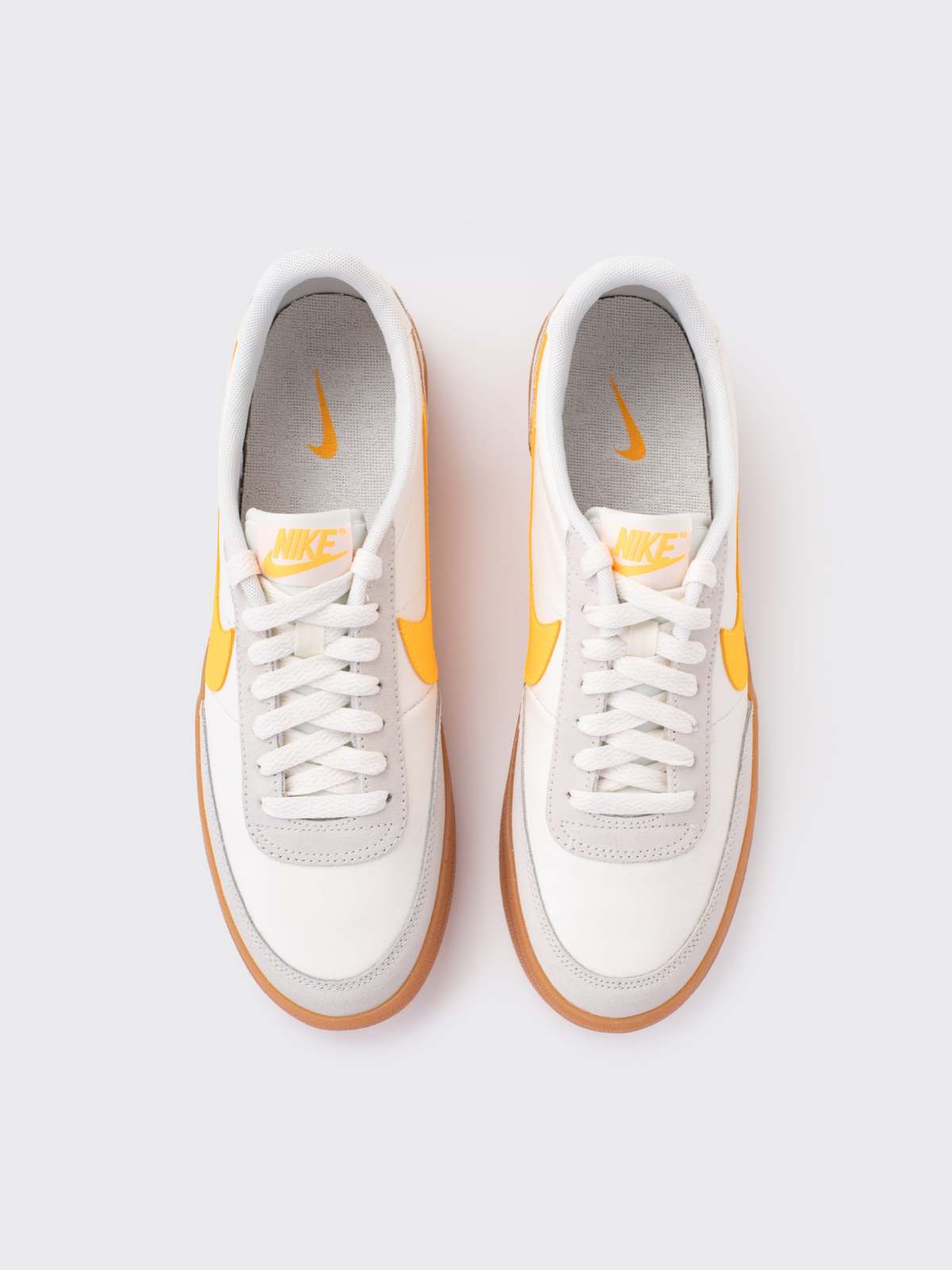 Nike Killshot 2 Leather Sneakers - Sail/Laser Orange/Gum Yellow - Image 4 of 4