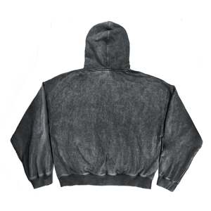 Stingwater Moses Zip Up Hoodie - Acid Black | Garmentory