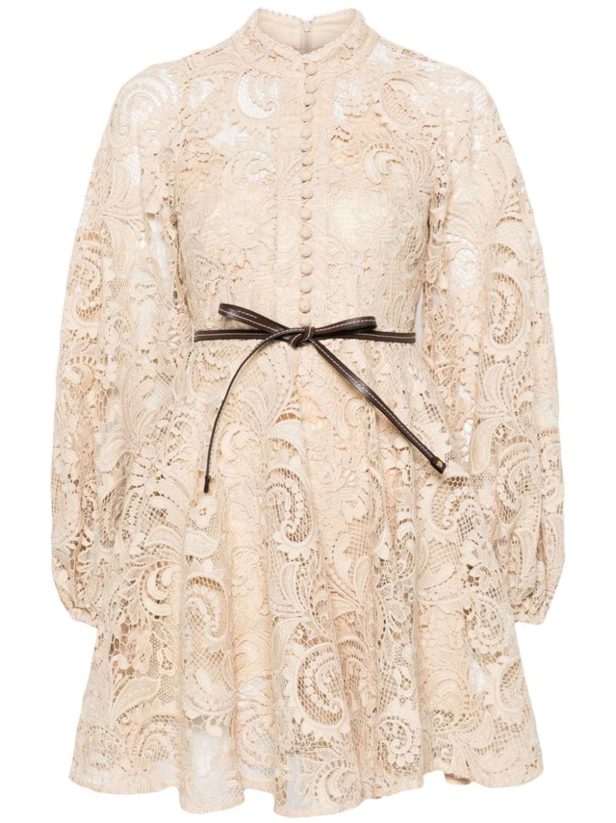 chinese dress ladies Zimmermann Rebellion Marine Long Sleeve Mini Dress main image 0