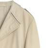 C&A Brenninkmeyer (Switzerland) Diolen Canvas Weave Napoleon Trench Coat Sandshell : L - Thumbnail 4