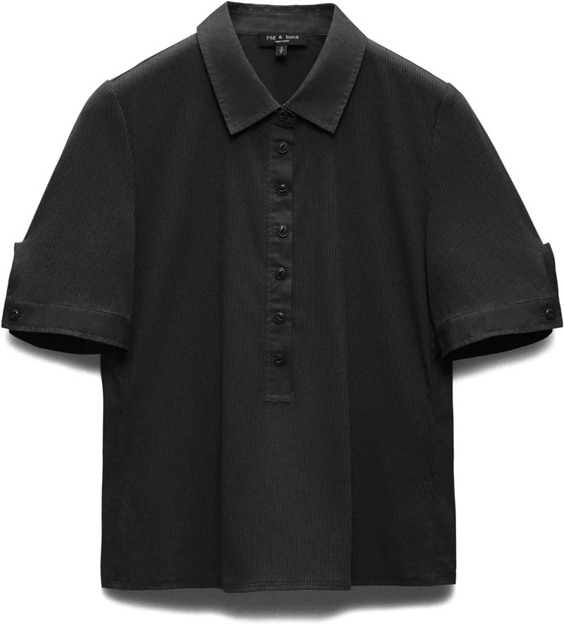 Tシャツ・カットソー NUUR SHORT SLEEVES MIX POLO (RT14024 RT1409 BLACK ECRU) Amazon.com: Youllyuu Summer Printed Polo Shirt Men Business