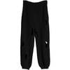 JEREMY SCOTT (Italy) Moschino Schurwolle 1x1 Rib Knit Torched Pantalons Onyx : L - Thumbnail 1