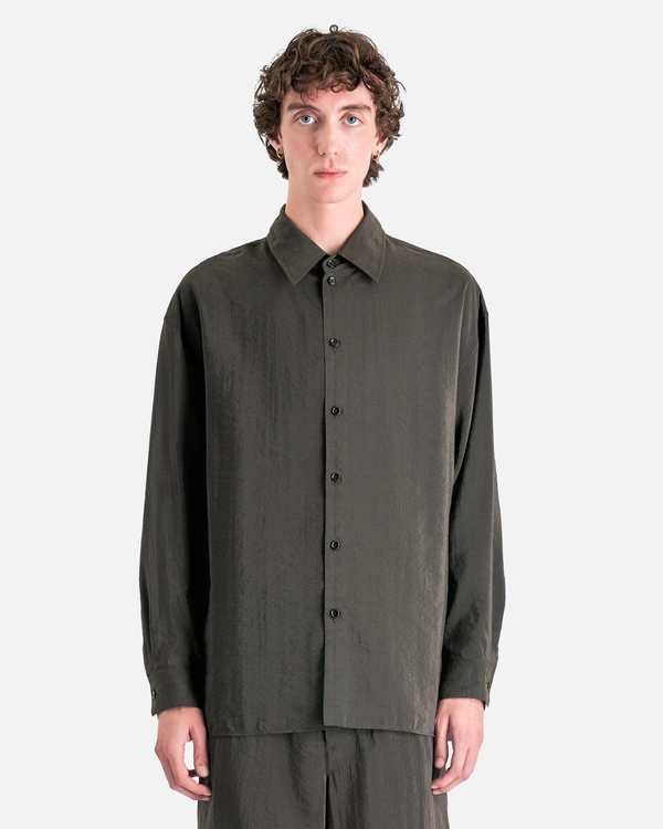 Lemaire Twisted Shirt - Dark Espresso | Garmentory
