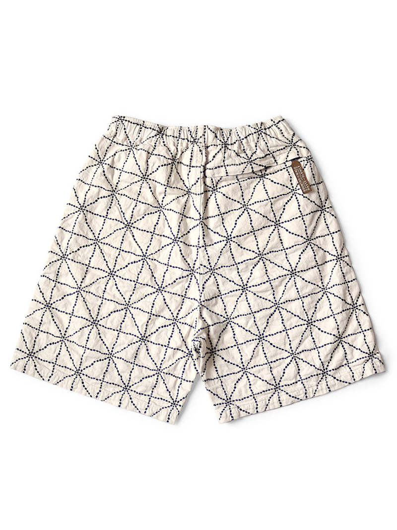 Kapital 8oz Color Denim FOLK-DOJO EASY Shorts - NAT