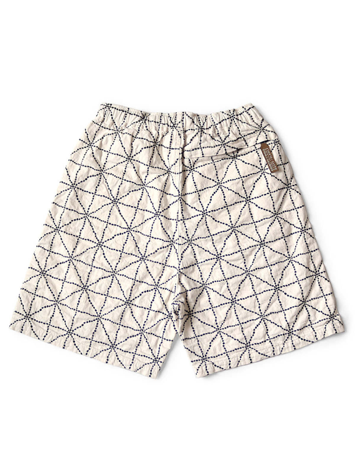 Kapital 8oz Color Denim FOLK-DOJO EASY Shorts - NAT - Image 3 of 7