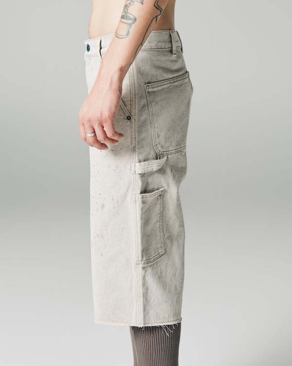 Our Legacy Ghost Attic Splatter Denim Joiner Capri Cut Pants