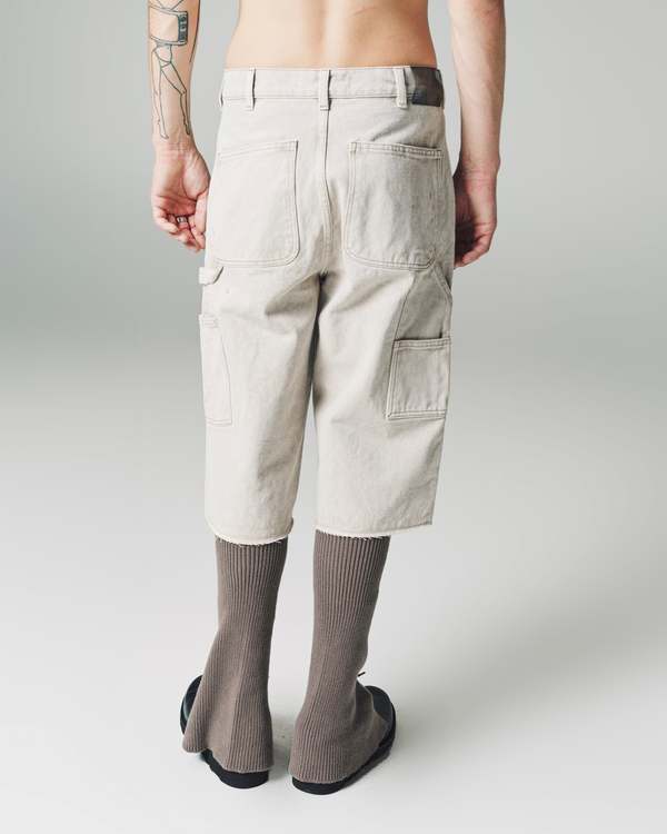 Our Legacy Ghost Attic Splatter Denim Joiner Capri Cut Pants