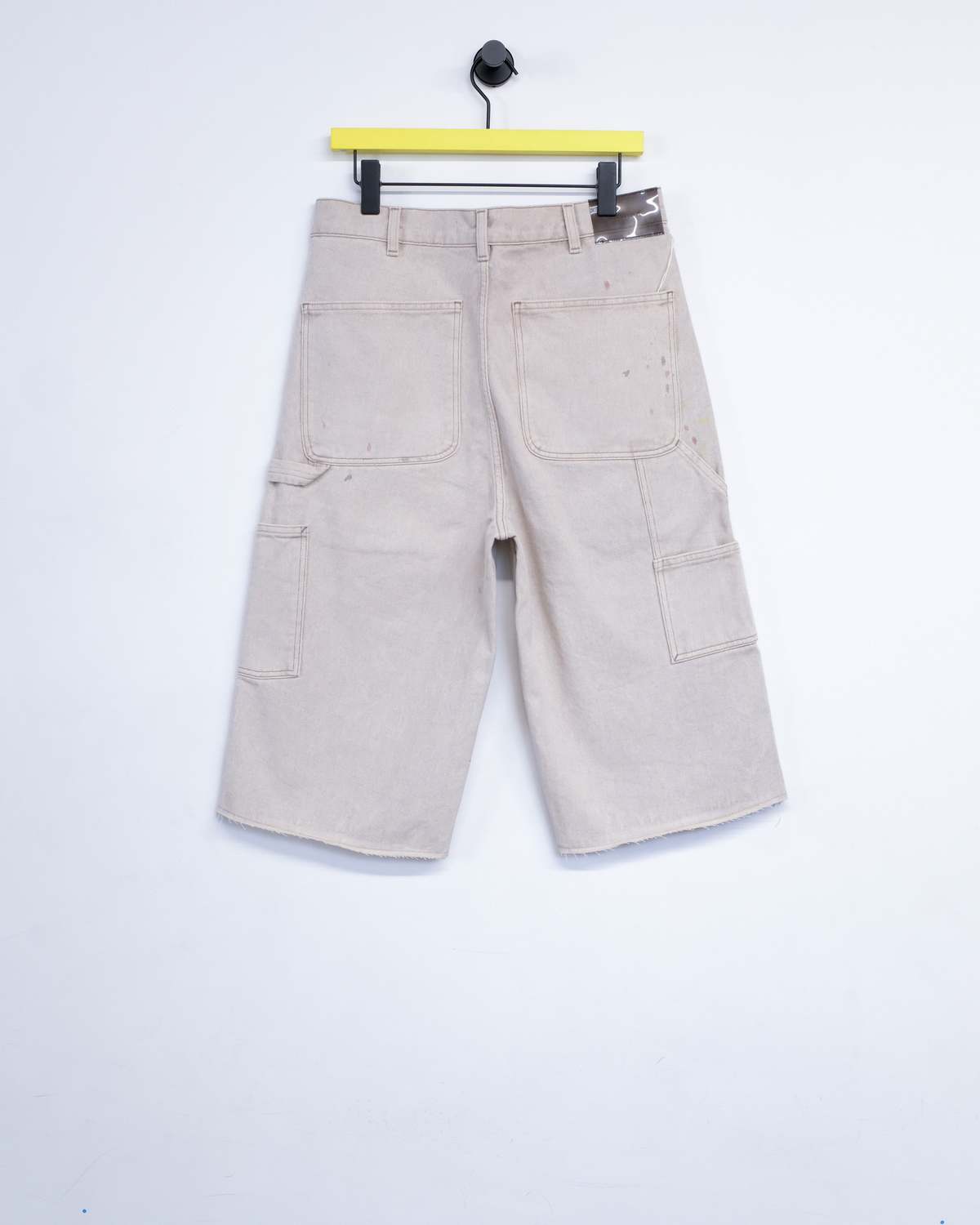 パンツ OUR LEGACY JOINER CAPRI CUT 48 Our Legacy - Joiner Capri Cut Ghost Attic Splatter Denim