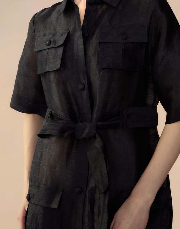 cynthia rowley linen shirt dress Love Locket Linen Shirt Dress by Cynthia Rowley at THE MILE