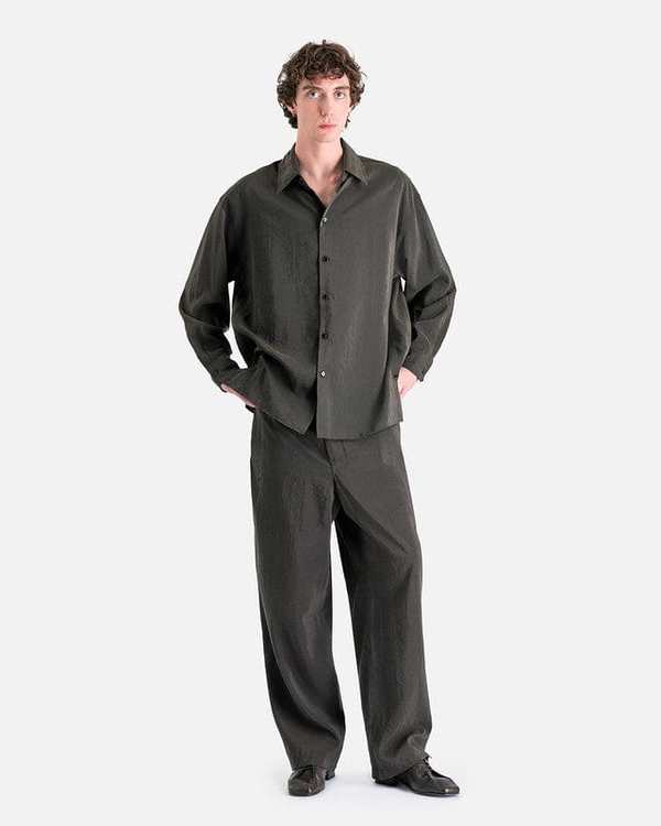 Lemaire Seamless Belted Pants - Dark Espresso | Garmentory