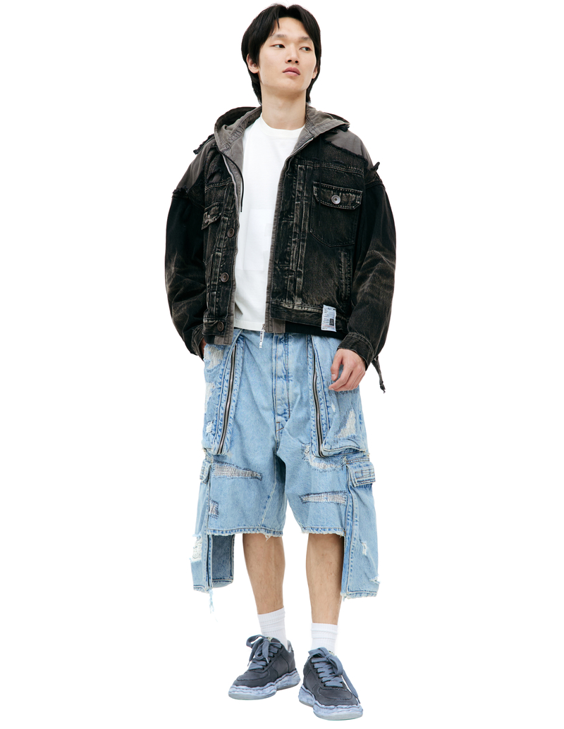 ジャケット・アウター Mihara Yasuhiro 16AW Destroyed Jacket Maison Mihara Yasuhiro Destroyed Denim Jacket | Garmentory