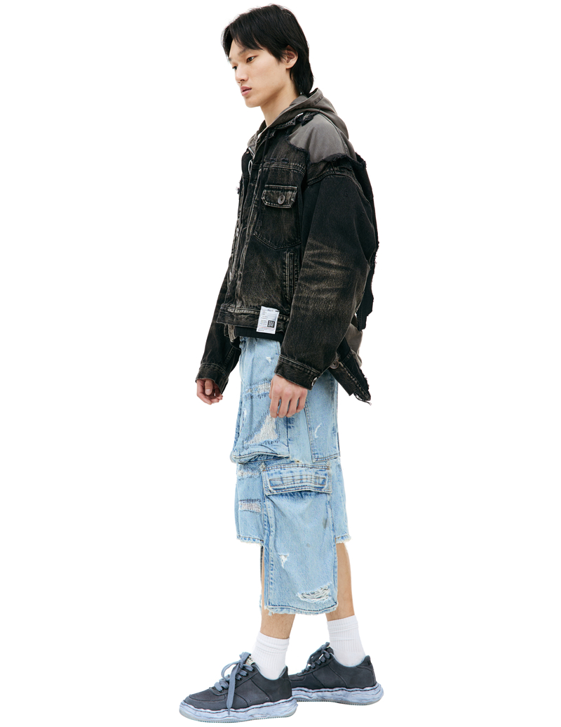 ジャケット・アウター Mihara Yasuhiro 16AW Destroyed Jacket Maison Mihara Yasuhiro Destroyed Denim Jacket | Garmentory