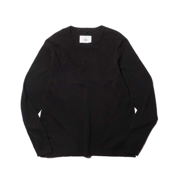 Reigning Champ 1x1 Slub Long Sleeve - Black | Garmentory