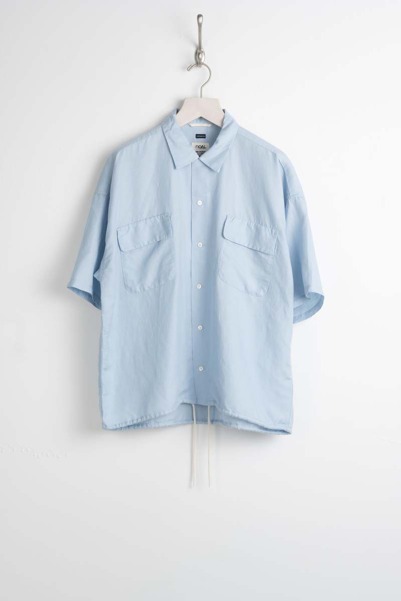 nanamica(ナナミカ)｜Open Collar Cupra Hemp S/S Shirt