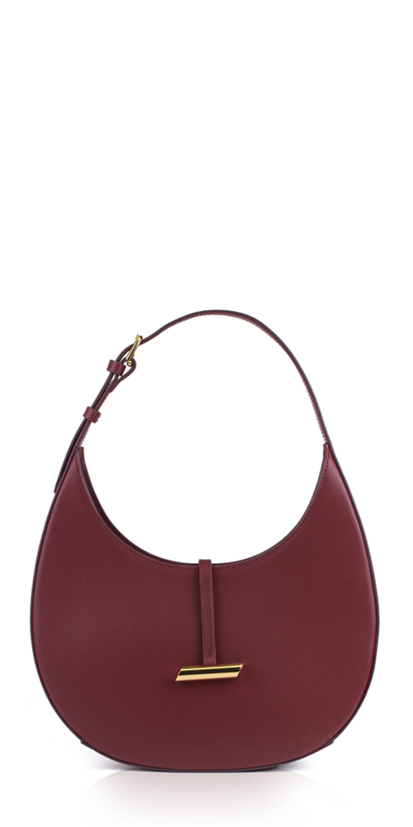 Little Liffner Leather Moon Shoulder Bag - Barolo