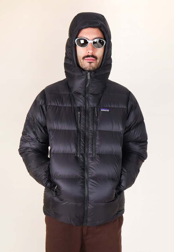 Patagonia Fitz Roy Down Hoody - Black | Garmentory