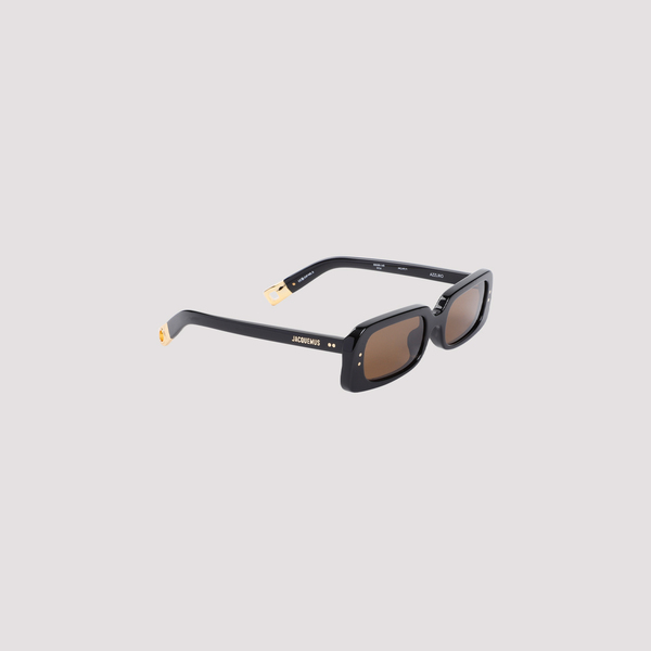 Jacquemus Les Lunettes Sunglasses - Black/Yellow | Garmentory display picture 2