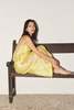 Datura Dupion Scrunchie Top - Lemon Butter - Thumbnail 5