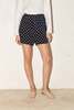 Datura Cala Silk Shorts - Polka Navy/Ivory - Thumbnail 1