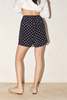 Datura Cala Silk Shorts - Polka Navy/Ivory - Thumbnail 2