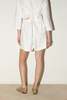 Datura Linen Cala Shorts - White - Thumbnail 3