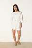 Datura Linen Cala Shorts - White - Thumbnail 5