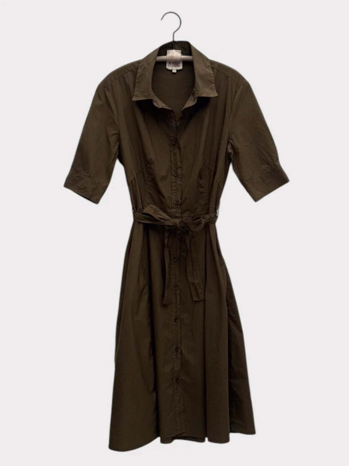A Shirt Thing Suzanne Parachute Dress - Army | Garmentory