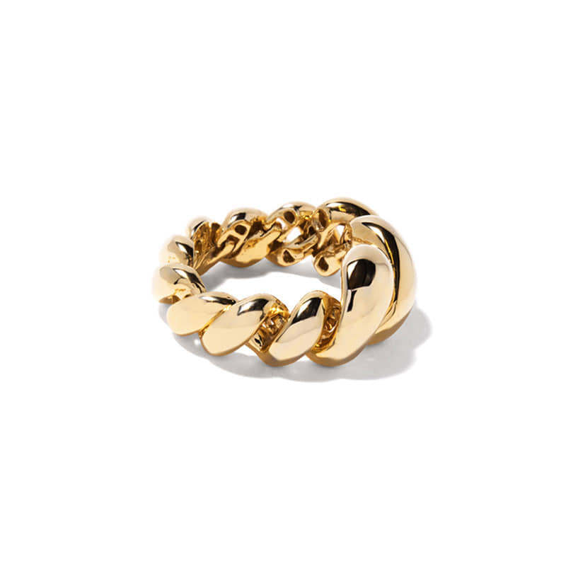 Coldframe Rope Twist Bold Ring - Gold | Garmentory